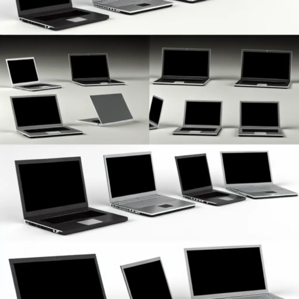 High‑res laptop productpresentatie